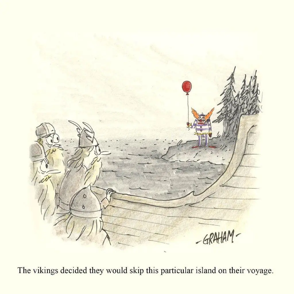 The Vikings decided to skip that particular island on their voyage